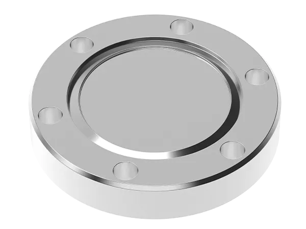 Product photo: CF series stainless steel blind flange to ISO 3669.
