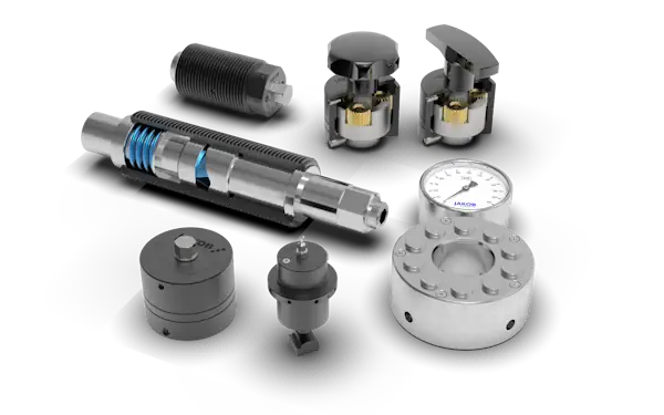 spanntechnik-jakob-uebersicht Gruppenfoto der Spanntechnikprodukte
